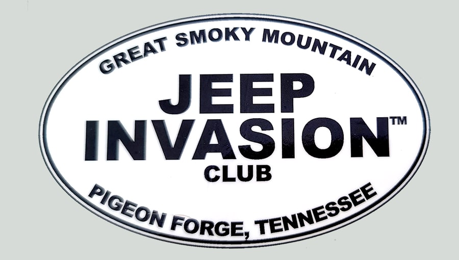 Great Smoky Mountain Jeep Club Invasion Decal