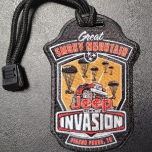 jeep invasion logo luggage tag