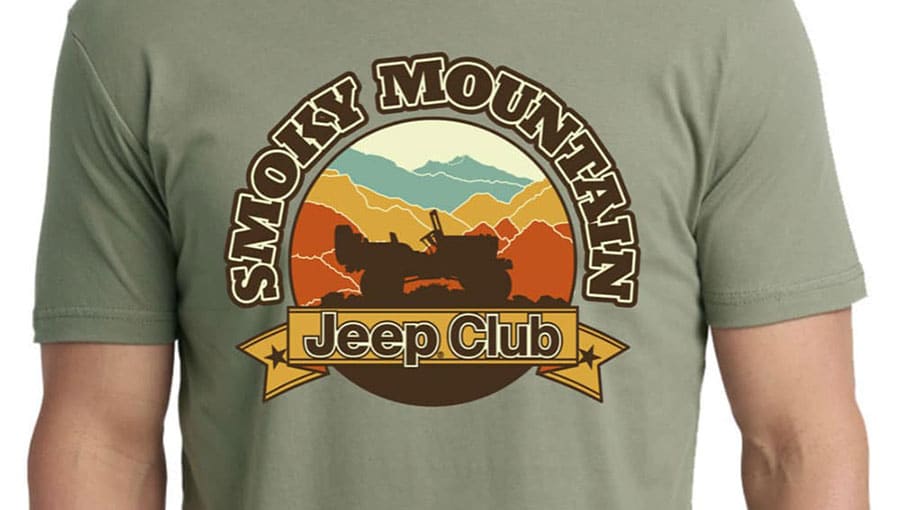 Great Smoky Mountain Jeep Club shirt