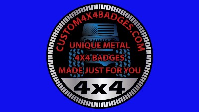 Custom 4×4 Badges