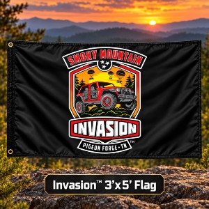Great Smoky Mountain Invasion™ Flag 3'x5'