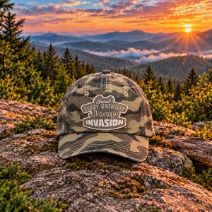 Smoky Mountain Invasion™ Green Camo Hat